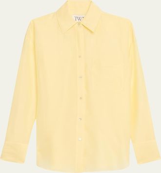 TWP Big Joe Button-Front Shirt