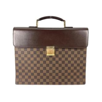 Louis Vuitton Pre-owned Damier Aktetas - Dames - Pre-owned - Bruin - Maat: ONE Size Taf