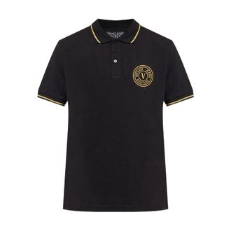 Versace Jeans Couture Logo-embroidered Polo Shirt