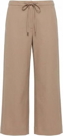 Max Mara Dames, Broeken, Bruin, Maat: S