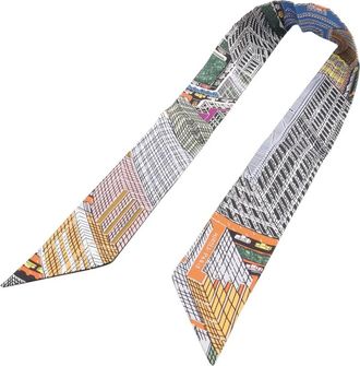 Hermès 2020s Pantin City sjaal - Zwart