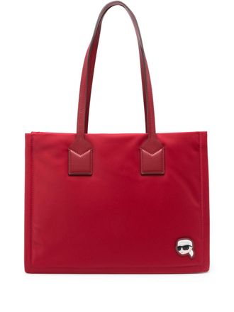 Karl Lagerfeld Ikon medium shopper - Rood