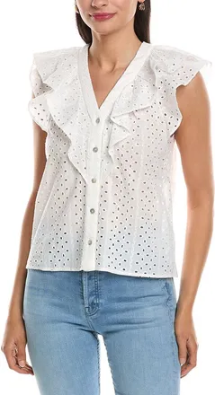 Nanette Lepore Eyelet Blouse