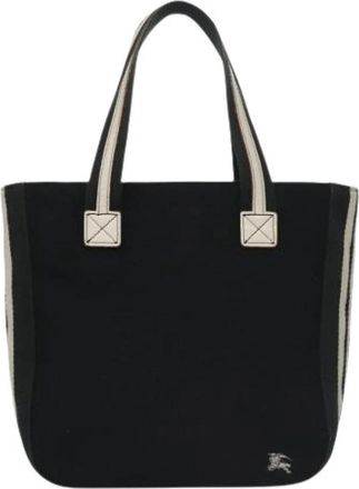 Burberry Pre-owned Blauw label tote bag - Dames - Vintage Shopper - Zwart - ONE Size - Vintage