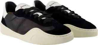 Acne Studios Mens Bars Drago M Sneakers - Acne Studios Leather Multicolor Black Lambskin Shoes