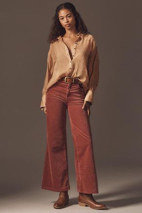 Pilcro The Robbie Corduroy High-Rise Flare Jeans by Pilcro
