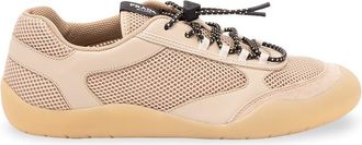 Prada Speedrock Leather And Mesh Sneakers