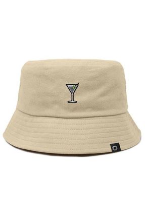 Dalix Martini Bucket Hat in Sesame Beige at Nordstrom, Size X-Large