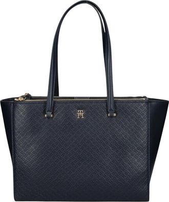 Tommy Hilfiger Eternity Tote - Dames - Shoppers - Blauw - ONE Size - Tassen