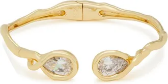 Alexis Bittar Alexis Bittar Asterales 14kt Gold-plated Cuff - One Size