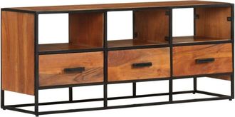 vidaXL Tv Cabinet 110x30x45 cm Solid Acacia Wood Vidaxl