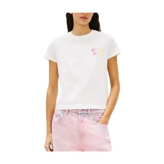 Tommy Hilfiger T-Shirts, female, White, Size: XS T-Shirts