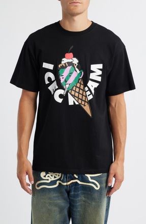 Icecream Spoonful Graphic T-Shirt in Black at Nordstrom, Size Xx-Large