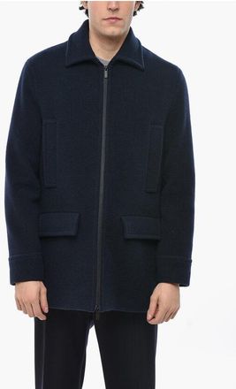 Corneliani CC COLLECTION Wool Blend Full Zip Coat size 50