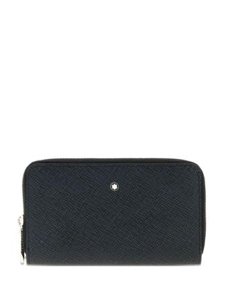 Montblanc leather wallet - men - Calf Leather - One Size - Black