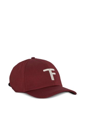 Tom Ford Pet met logoplakkaat - Rood