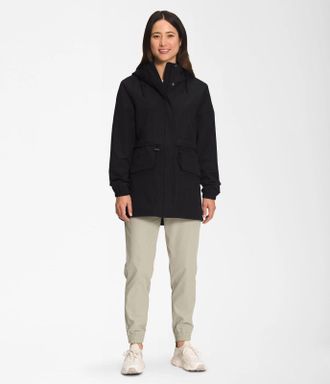The North Face M66 Utility Rain Jacket Womens Black Waterproof UPS1144