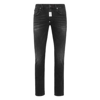 Philipp Plein Heren, Jeans, Zwart, Maat: W31 Denim