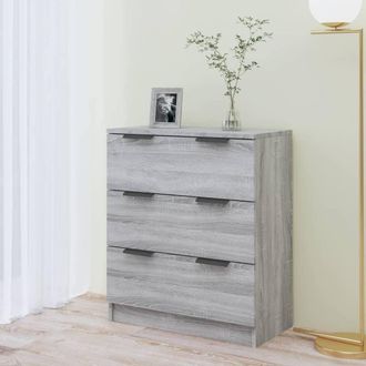 Berkfield Home Sideboard Grey Sonoma 60x30x70 cm Engineered Wood | Size: 60 x 30 x 70 cm