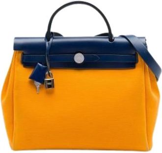 Herm&egrave;s Pre-owned Herbag Zip 31 - - Pre-owned - Donna - Giallo - ONE SIZE