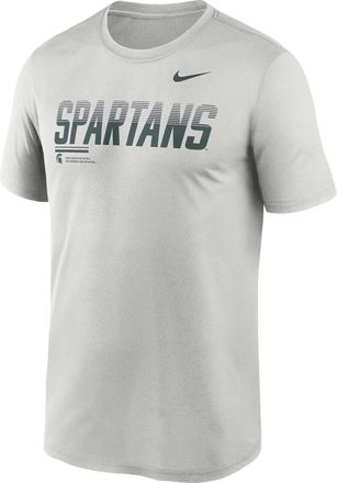 Nike Michigan State Sideline Legend Nike Mens Dri-FIT College T-Shirt in Grey | 02TI0BBMST-7SB