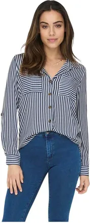 Only Mujer, Blusas y Camisas, Azul, Talla: M