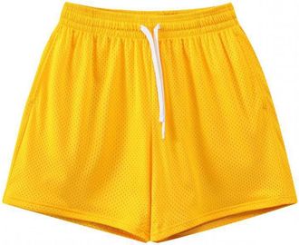 Generic Men Short With Pockets Gym Shorts For Men Uk Breathable Running Short Lightweight Mesh Elasticated Waist Drawstring Half Pants Loose Fitting Knee Leng