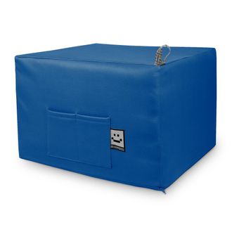 Happers Happers - Puff Cama Confort Azul &Uacute;nico Azul