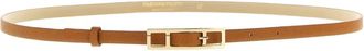 Fabiana Filippi leather buckled belt - Brown