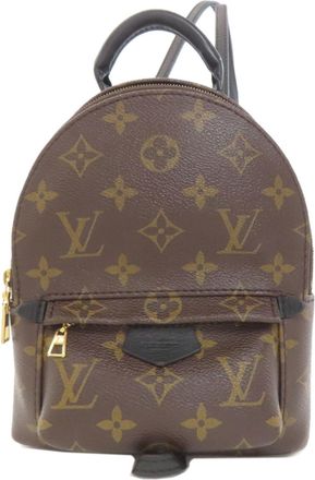 Louis Vuitton Monogram Black Pvc Backpack (Pre-Owned)