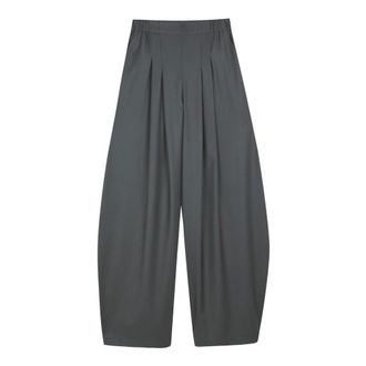 Cortana Wide Pleated Trousers - female - Cortana - Tapered Trousers - Blue - 2XS - Trousers