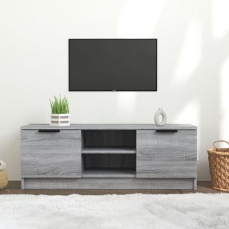 Berkfield Home TV Cabinet Grey Sonoma 102x35x36.5 cm Engineered Wood