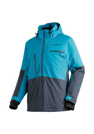 Maier Sports Skijacke MAIER SPORTS Roccarasa M, Herren, Gr. 50, blau (rauchblau), 100% Polyester, Jacken Skijacke, Herren Winterjacke wasserdicht u. atmungsaktiv