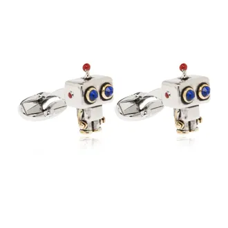 Paul Smith M1A-Cuff-Wrobot-82 Gemelli Robot - - Accessories - Uomo - Grigio - ONE SIZE
