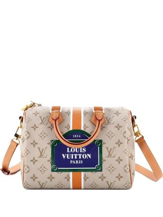 Louis Vuitton Speedy Bandouliere Bag Monopaname Canvas 25 satchel - Neutrals