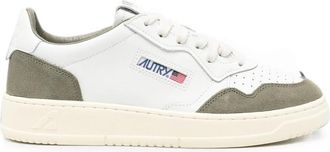 Autry Medalist Calf Suede-panelled Sneakers