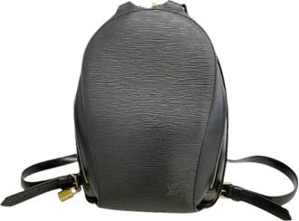Louis Vuitton Pre-owned Vintage Rugzak - Dames - Vintage Rugzakken - Zwart - ONE Size - Leer - Vintage