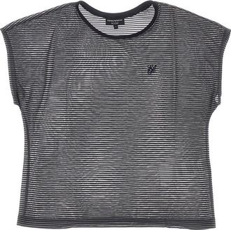 Emporio Armani ICON striped knitted top Woman L