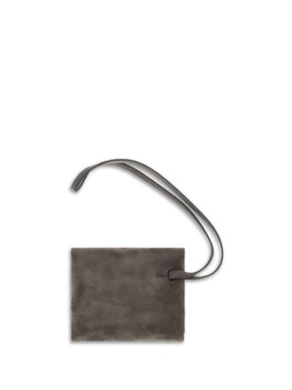 Brunello Cucinelli Womens Suede Bag Charm Corvino Calf Leather Bos Taurus Covers E Cases