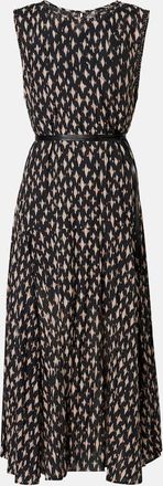 Velvet Kaitlyn beaded cotton-blend midi dress