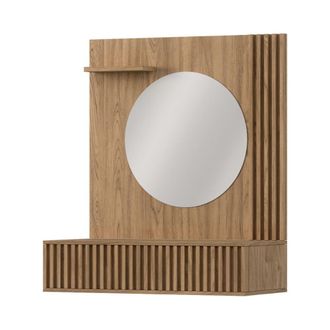 Petits Meubles Tocador de pared 1 caj&oacute;n 1 espejo tableros aglomerados madera