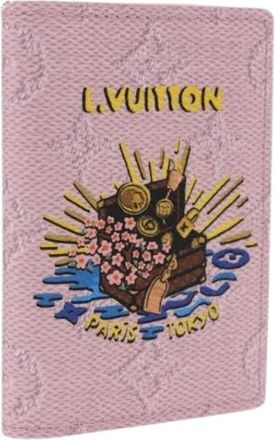 Louis Vuitton Pre-owned Wallets, female, Pink, Size: ONE SIZE Pre-owned Card Case