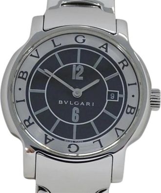 Bulgari Pre-owned Watches, female, Black, Size: ONE SIZE Pre-owned Vintage Wristwatch
