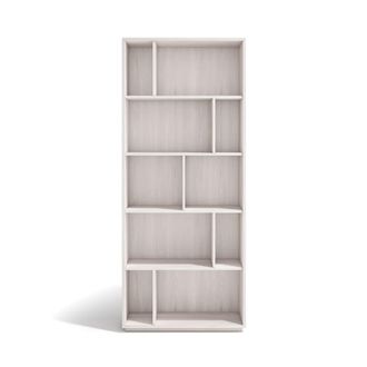 HERDASA Estanter&iacute;a librer&iacute;a en melamina blanco 191x80x32 cm
