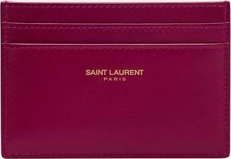 Saint Laurent Card Case in Leather
