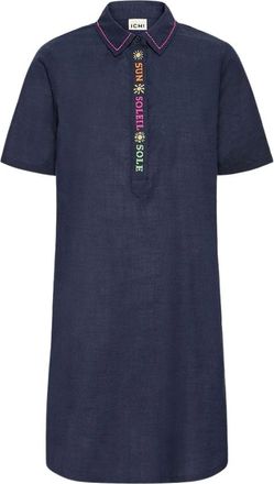 Ichi Mujer, Vestidos, Azul, Talla: S