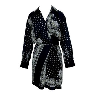 Pinko Mesopotamia Dress - female - PINKO - Wrap Dresses - Black - M - Dresses