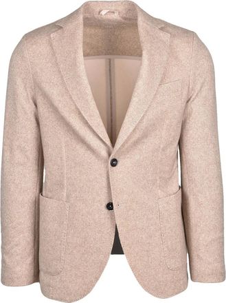 Circolo 1901 Beige Unlined Stretch Cotton Blazer