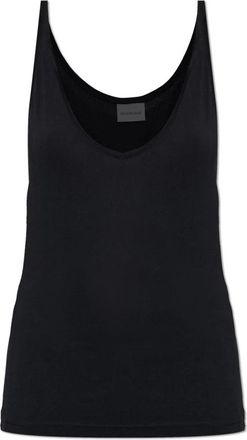 Balenciaga Logo Top - Dames - Tops zonder mouwen - Zwart - S - Katoen - Tops