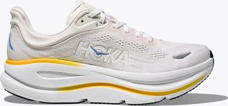 Hoka One One Bondi 9 1162011-WGRT Sneaker Men White Grout Everyday Running Shoes